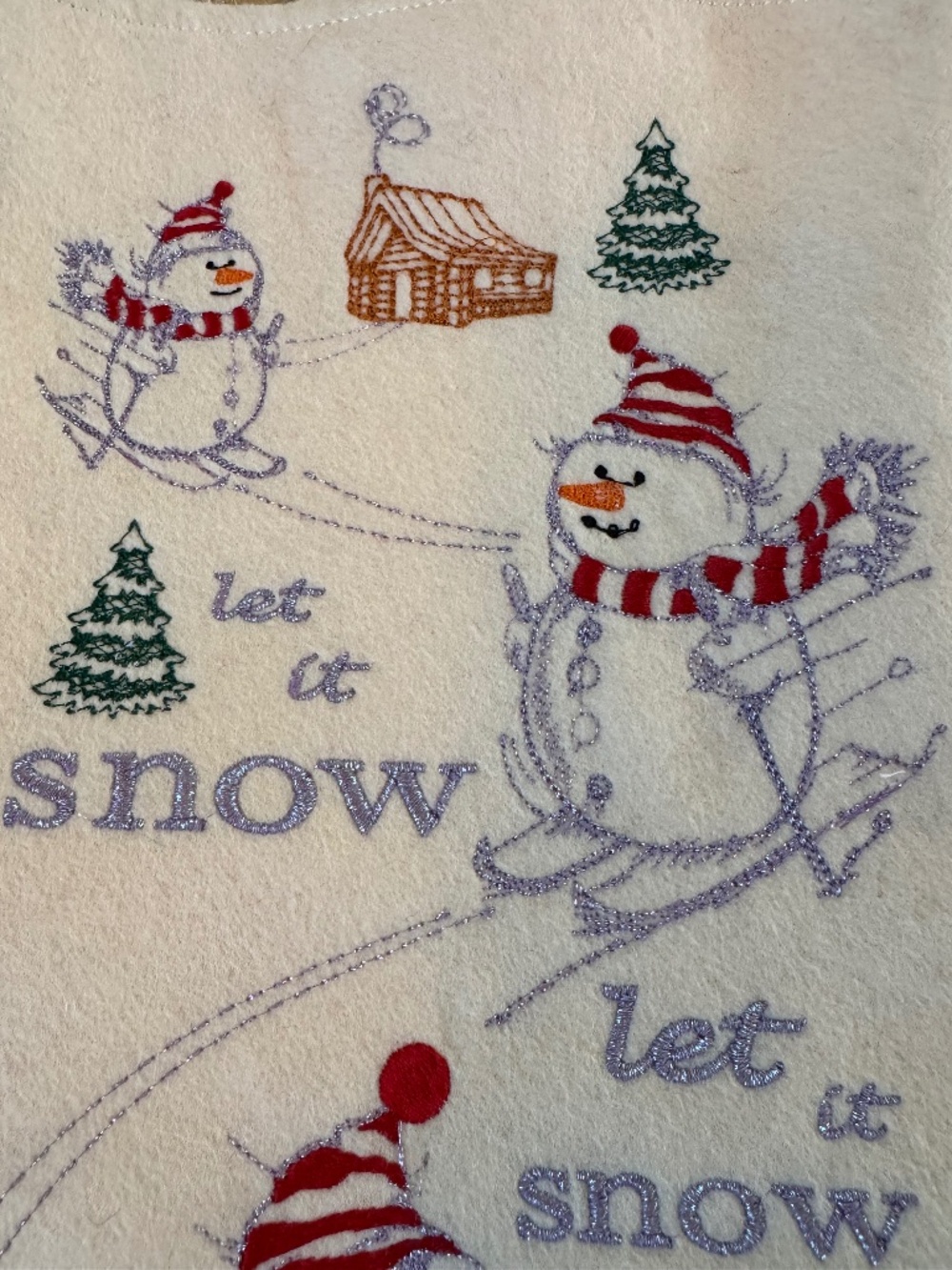Heirloom quality Christmas stocking XL